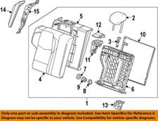 GM OEM 15-19 ATS Seats Tracks Rear Seat Components-Headrest 23144707