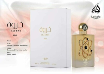 Tharwah Gold EDP Perfume---Lattafa Pride Lattafa 100ML3.4FL.OZ UAE