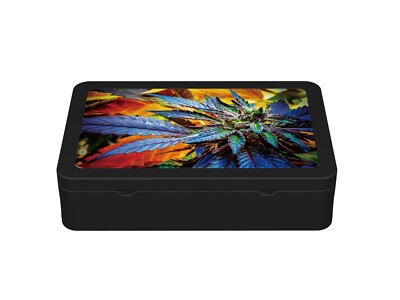 DECORATIVE STASH BOX ORGANIZER WITH HOT 3D LENTICULAR STICKER OF - BLUE SHERBET