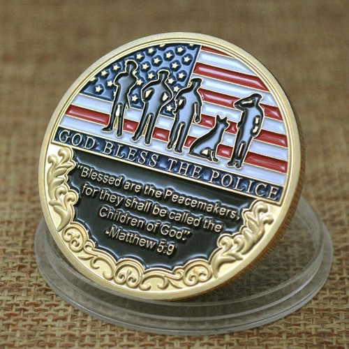 20X The Police Commemorative Challenge Coin Thank You for Your Service God Bless - Picture 9 of 12