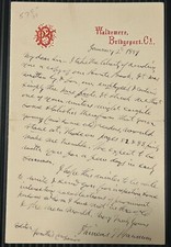 PT Barnum RARE signed in FULL Phineas letter with  GREAT content