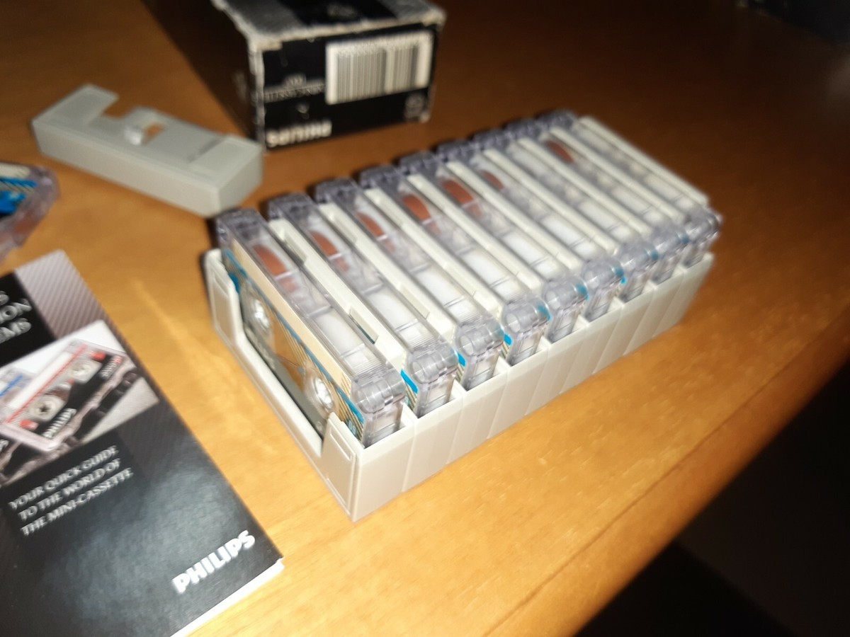 Lot De 10 Microcassettes Philips - Neuves, Jamais Utilisées