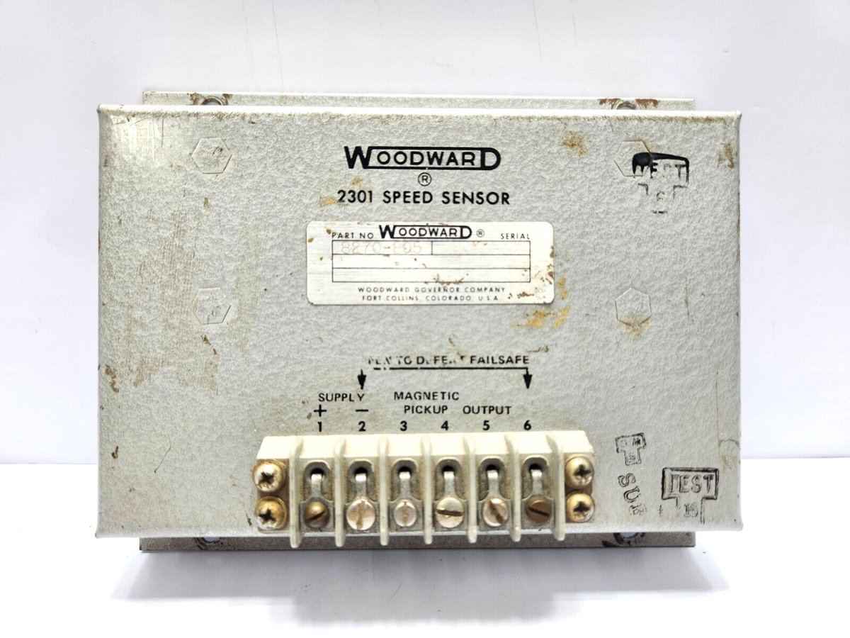 WOODWARD 8270-805 SPEED SENSOR 2301 SPEED SENSOR | eBay