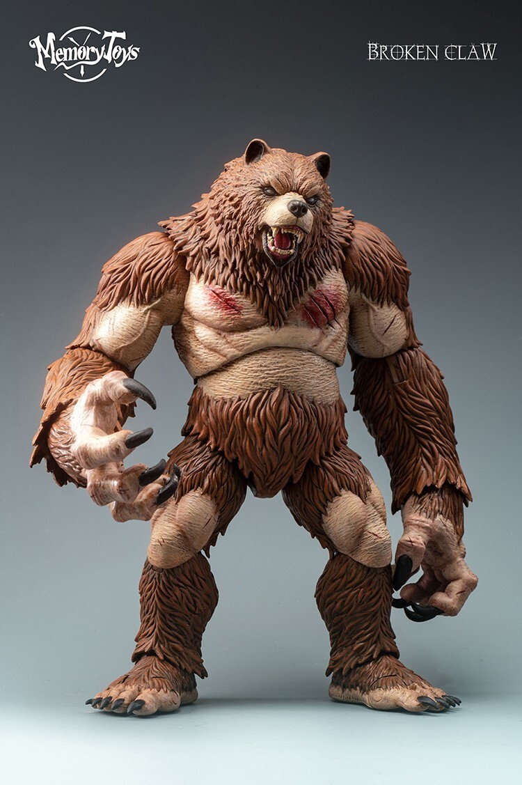 MEMORY TOYS Ancient Warcraft Berserker Bear Man Druid 1/12 9in PVC