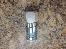 Tru-Flate Quick-Disconnect for Air Socket, 3/4" NPT Female, 1/2" Coupling Size