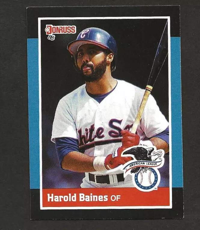 1988 DONRUSS BASEBALL CARD 12 HAROLD BAINES Chicago White Sox
