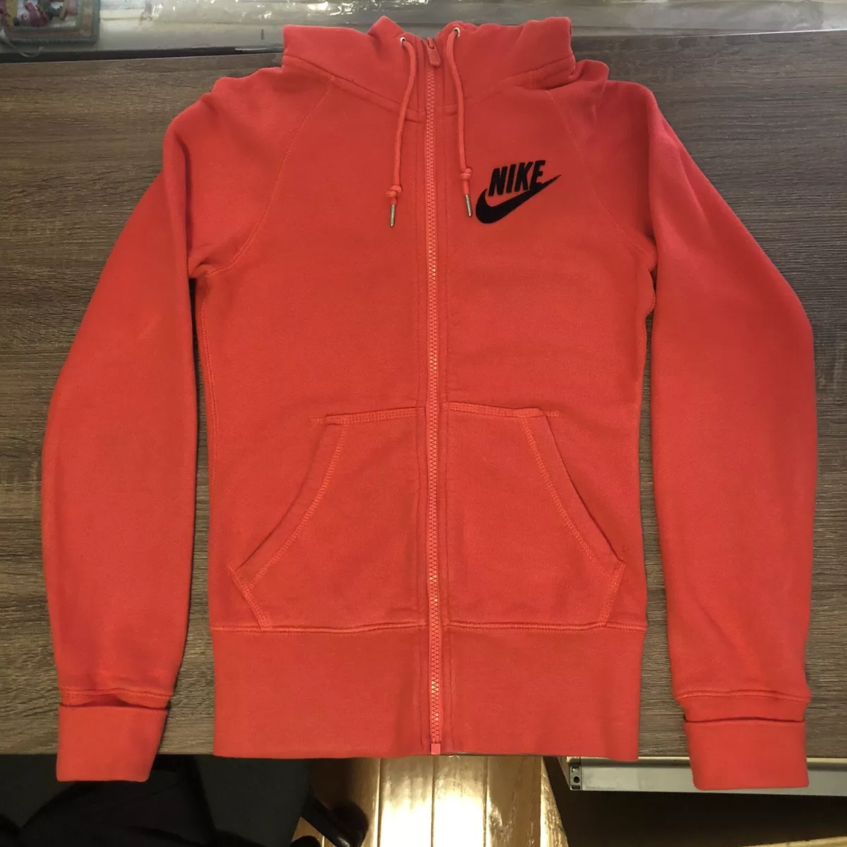 Nike Limitless Chest Hoodie Infrared Size XS Full Zip Rare