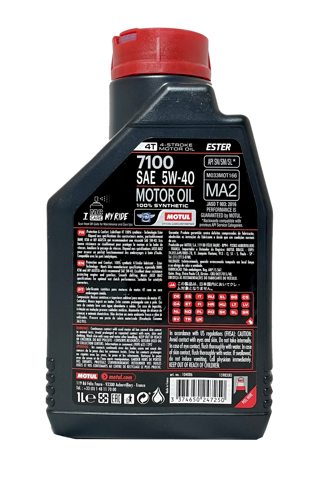 KIT TAGLIANDO OLIO MOTUL 5W40 PIAGGIO BEVERLY 500 2004-2005-2006 + FILTRO OLIO - L.A. Moto Ricambi