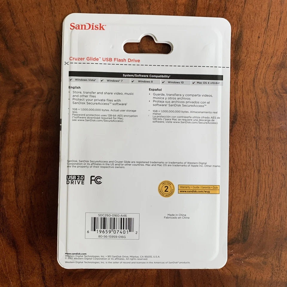 SANDISK CRUZER GLIDE 16GB USB 3.0 FLASH DRIVE MEMORY STICK STORAGE LOT 9 Items - Image 3 of 4