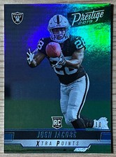 Josh Jacobs 2019 Panini Prestige SSP Blue Foil XTRA POINTS 09/10 ROOKIE RAIDERS