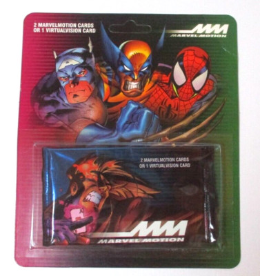 1996 FLEER MARVEL MOTION FACTORY SEALED BLISTER PACK SPIDERMAN HULK VENOM
