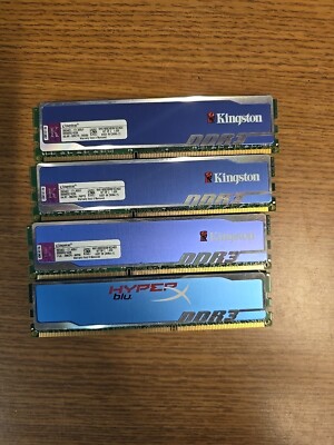 Kingston HyperX Blu 4GB Kit (2x2GB) DDR3 1600MHz SDRAM (KHX1600C9D3B1K2/4GXETR)