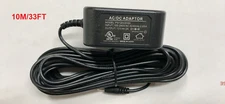 AC 100-240V to DC 12V 2A Power Supply Adapter with Extra Long Cord 10M/33ft