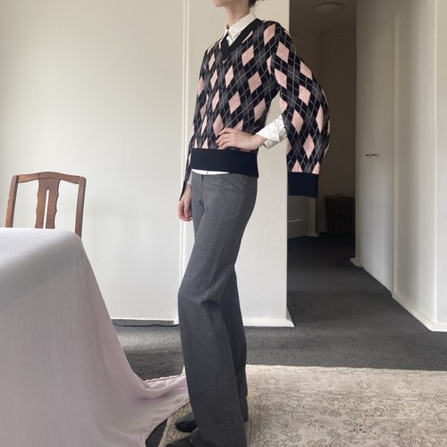 A F VANDEVORST FW 2001 Argyle Knit Sweater - 第 5/13 張圖片