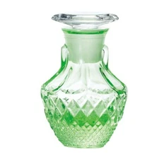 ADERIA Soy Sauce Jug 45ml Clear Emerald Cut Retro Crystal Glass Japan NEW