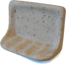 Cast Stone Soap Dish - Holder For Shower,Bathtub, and Sinks