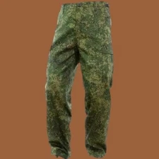RUSSIAN DIGITAL CAMOUFLAGE PANTS MILITARY BDU CARGO 6 POCKET FATIGUE TROUSERS