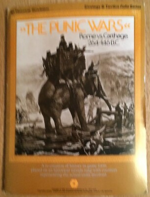 Simulations Publications Inc SPI The Punic Wars Rome vs Carthage 264-146BC Spiel