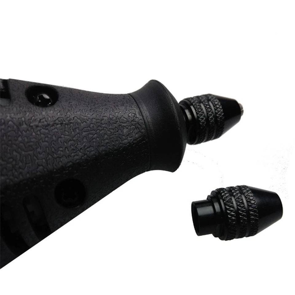 2pcs M8x0.75mm Multi Chuck Keyless Rotary Tools 0.3-3.2MM Quick Change - Image 2 of 3