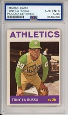 1964 Topps Tony LaRussa HOF Signed Rookie Card PSA DNA COA Certified Autographed