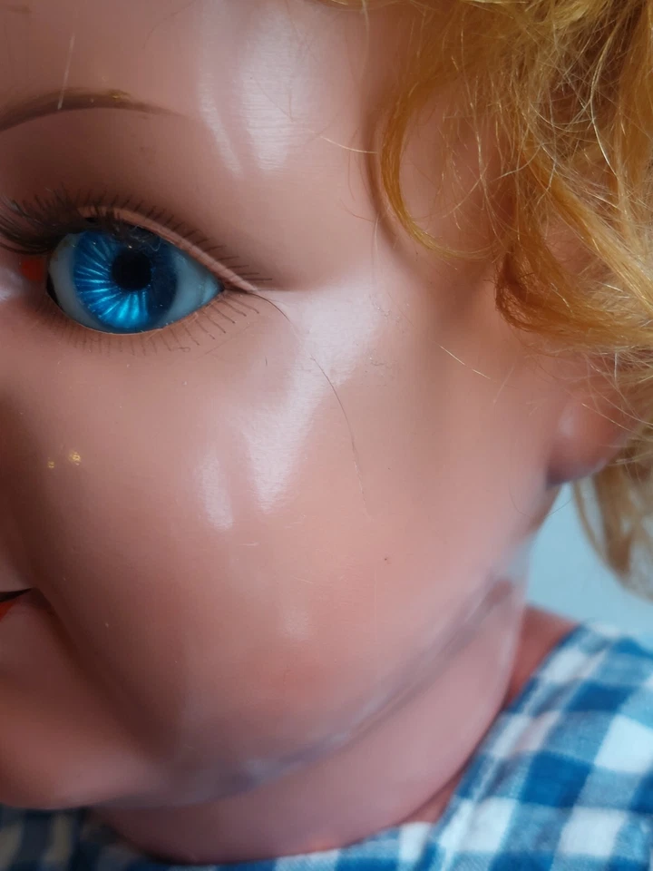 Rara Vintage Bambola Di Personaggio Kämmer & Reinhardt 11/8 55 CM - Immagine 3 di 4