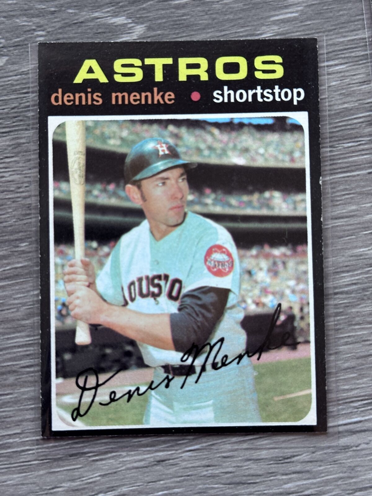 1971 Topps #130 Denis Menke Houston Astros Baseball Card