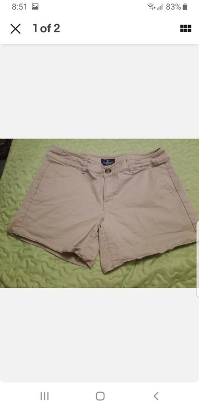 American Eagle Outfitters Khaki Girls junior Size 8 Shorts