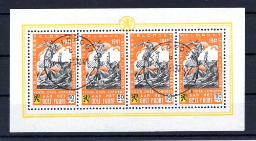 Military Post Fläm.legion III Sheets With Gef- Stamped (BA4916