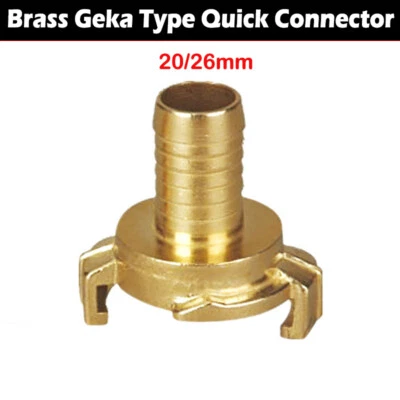 Brass Quick Connect Water Fittings Claw Couplings Tap Connectors For Geka