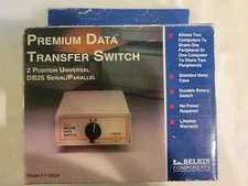 1994 NEW Belkin Components Data Transfer Switch F1B024 OPEN BOX