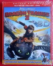 film blu ray disc 3D + 2D + DVD deluxe edition dragon trainer 2 cartoon dragon v