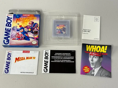 Mega Man 4 IV (Nintendo Game Boy) Complete Authentic
