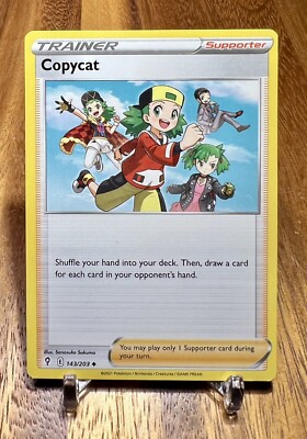 Copycat 143/203 Non Holo Evolving Skies Trainer Pokemon Card NM | eBay