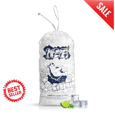 Ice Bags 5lb with Drawstring50 Pack Plastic Ice Bags for Ice Storage