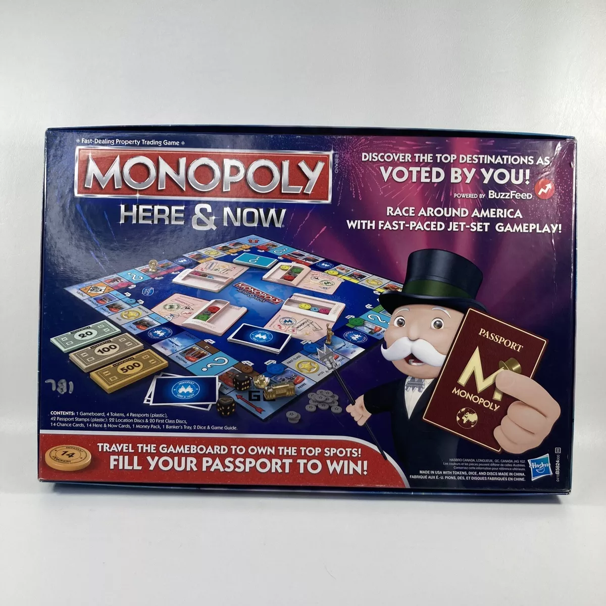 Monopoly Chance Board Game, Fast-Paced Monopoly Game, 20 Min. Average, Ages  8+ 