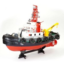 RADIO CONTROL RC TUG BOAT WITH WORKING WATER CANNON - HENG LONG - READY TO RUN!