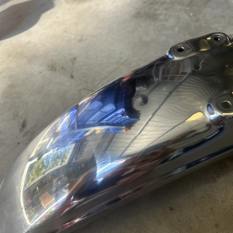 1984 - 1985 Yamaha Virago 1000 Chrome Front Fender 1100 - Image 3 of 4