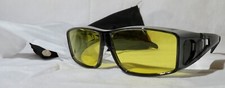 FitOver style Sunglasses Grey plastic, new condition
