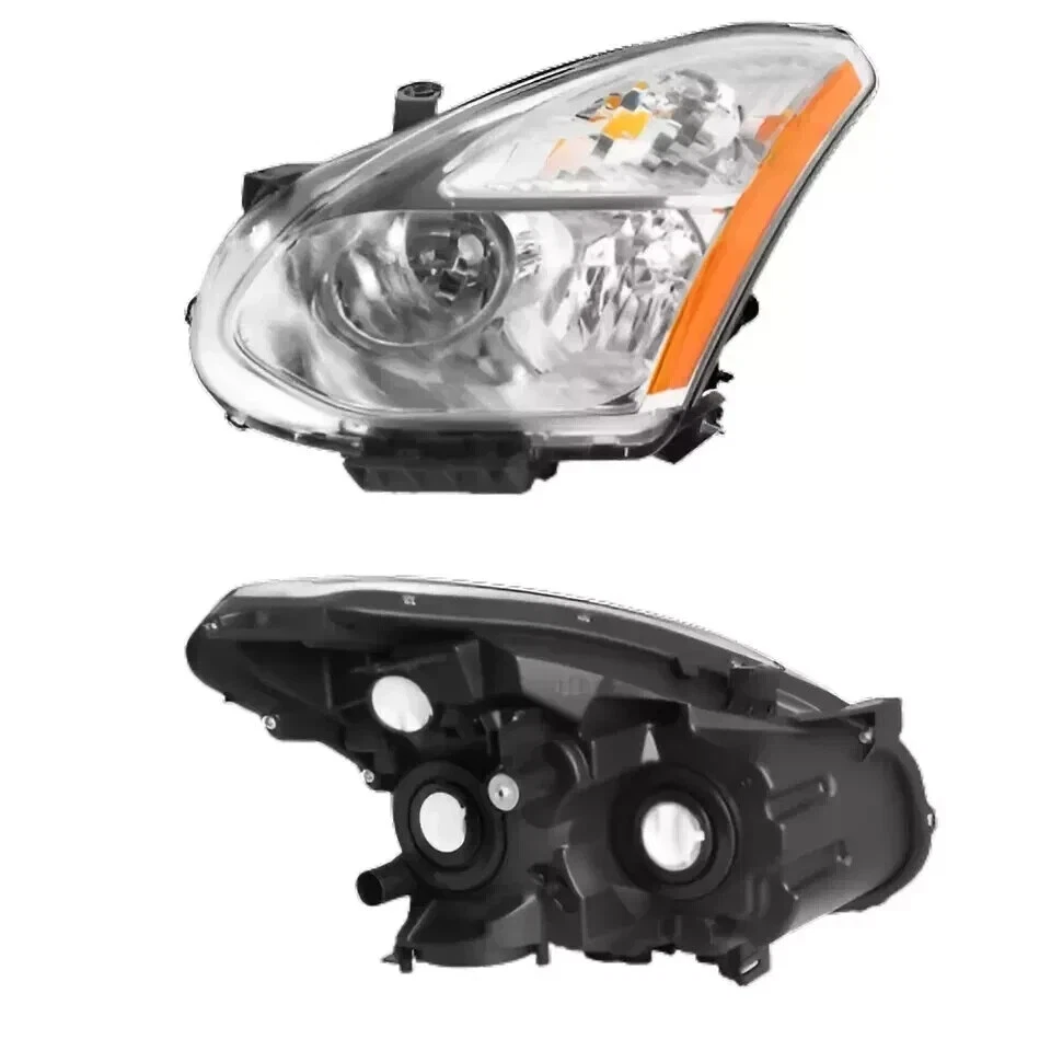 Kit de montaje de cubierta de parachoques delantero fascia y faros para Nissan Rogue 2008-2013 Foto 4 de 4