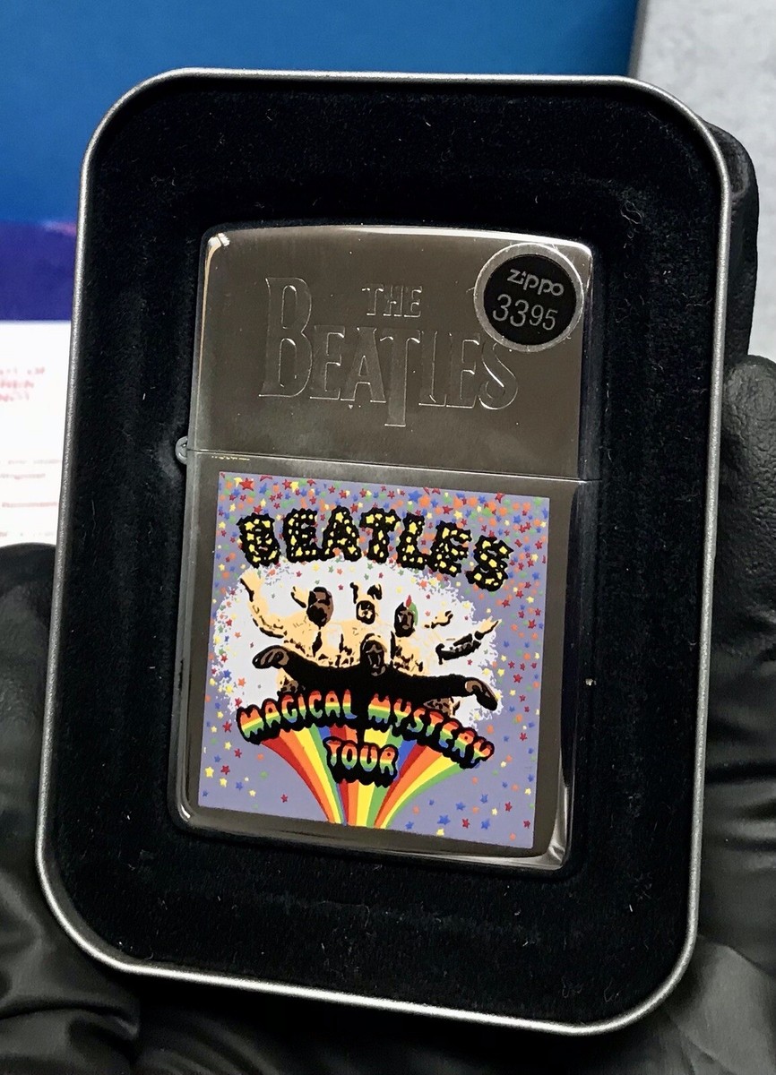 BEATLES ZIPPO LIGHTER, 1996, MAGICAL MYSTERY TOUR, IN ORIGINAL TIN