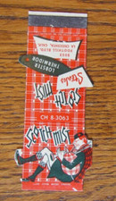 CONTOUR MATCHBOOK COVER: SCOTCH MIST OWNER BOXER VINCE DUNDE LA CRESCENTA, CA C6