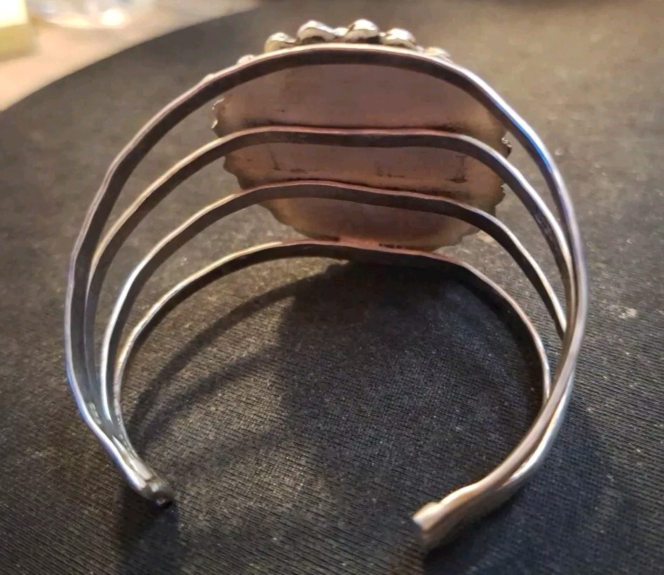 Red Jasper 925 Cuff - image 2