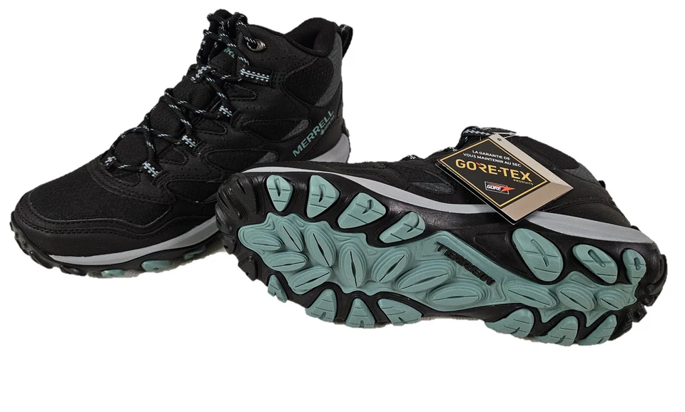 Merrell Wanderschud Mid Gtx Damen GORE-TEX Wanderstiefel Trekkingstiefel schwarz - Bild 2 von 4
