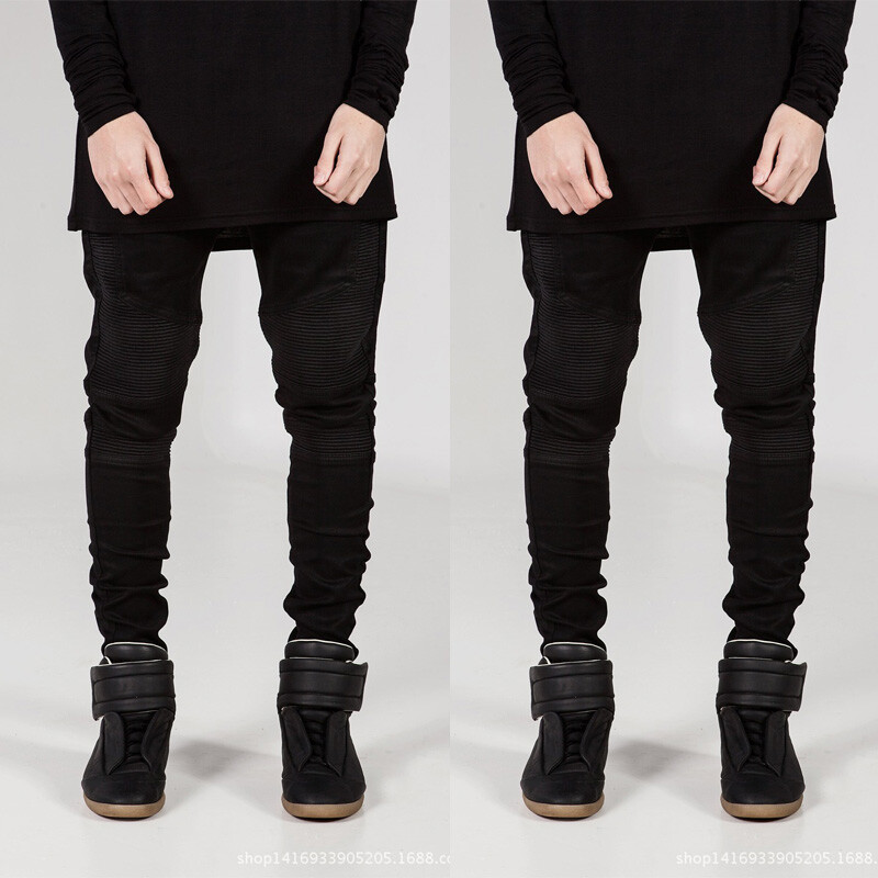 Destroyed Jeans Denim Stretchy Jeans Slim Fit Pants