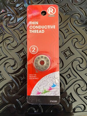 RS Stainless Thin Conductive Thread - 2 ply - 23m/76 ft (like Adafruit)