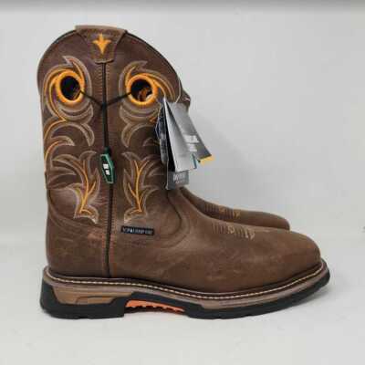 Men's 12 Dan Post 11'' Storm's Eye waterproof comp toe western work cowboy boots