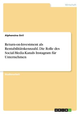 Return-on-Investment als Rentabilitätskennzahl, Die [...] | Buch | 9783346536365