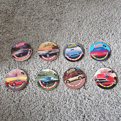 Vintage Slammer Whammers 90er Jahre Exoten Autos Pogs x 24