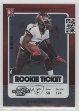 2021 Panini Contenders Optic Rookie Ticket Jaelon Darden #70 0f72