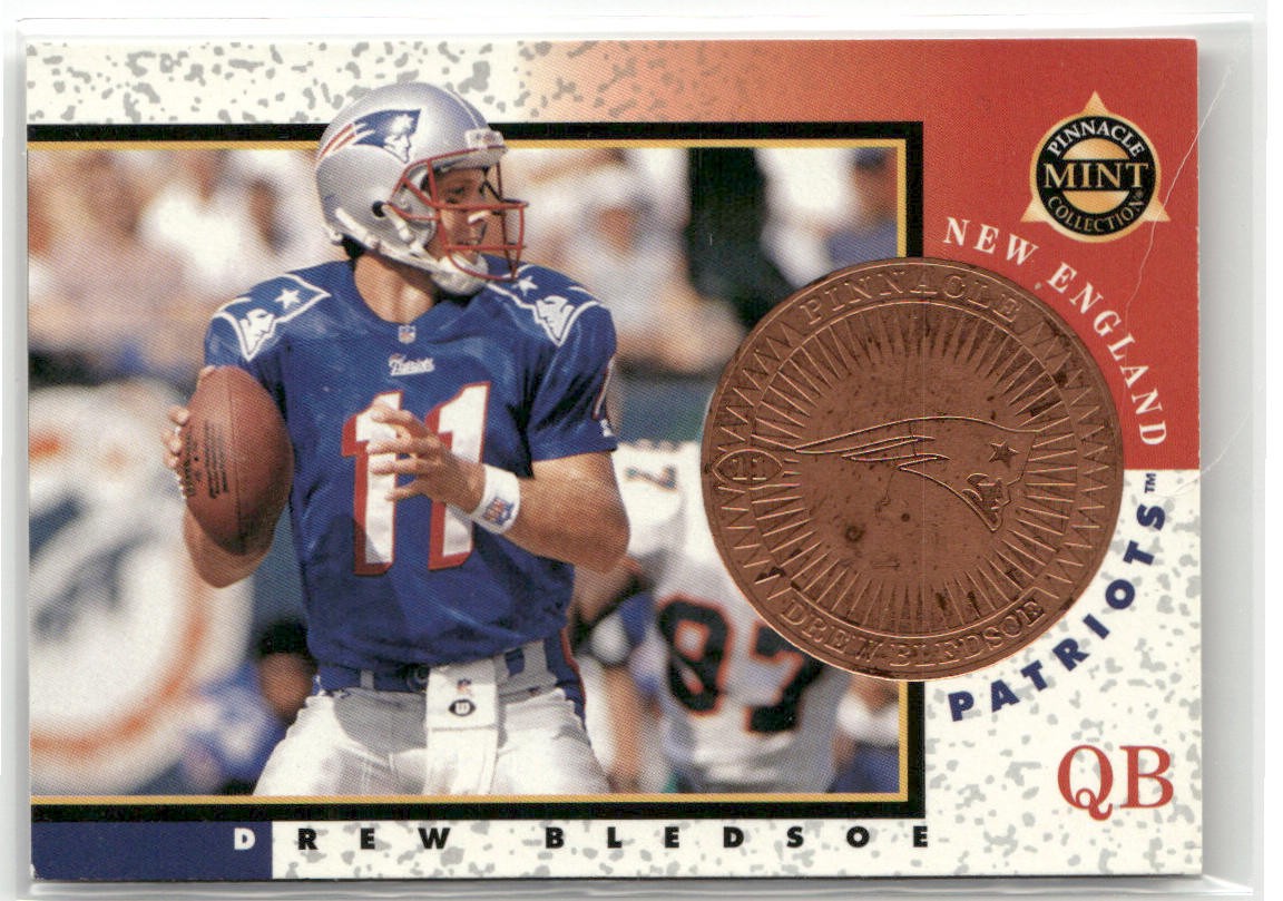 1997 PINNACLE MINT #2 DREW BLEDSOE NEW ENGLAND PATRIOTS